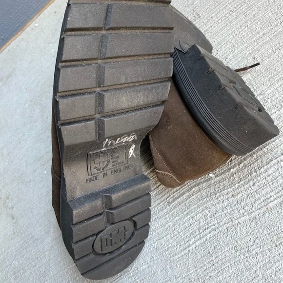 Dr Martens Oxford Suede Leather Shoes Y2K - Size 8 - Picture 6 of 7